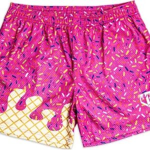 Baseball lifestyle  ice cream drip in strawberry